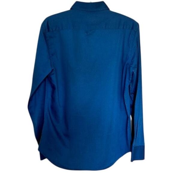 Taylrd Slim Fit Blue Button-Down Shirt – Size Medium - Picture 2 of 6